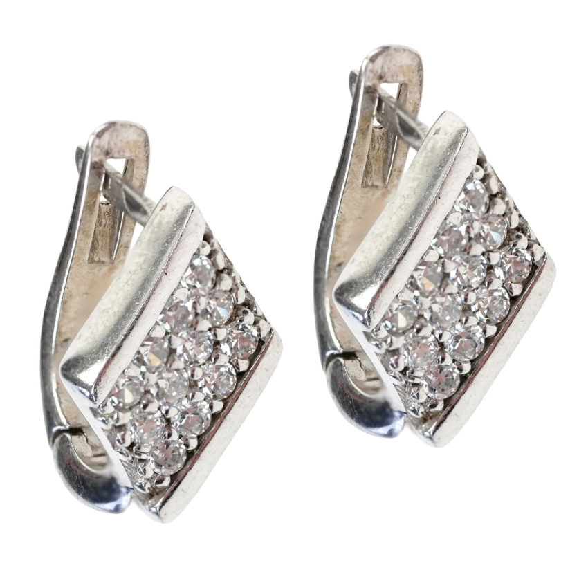 77097 KOLCZYKI SREBRO Z BŁYSZCZĄCYMI OCZKAMI PRÓBA 925 WAGA 4,3 G (1).jpg