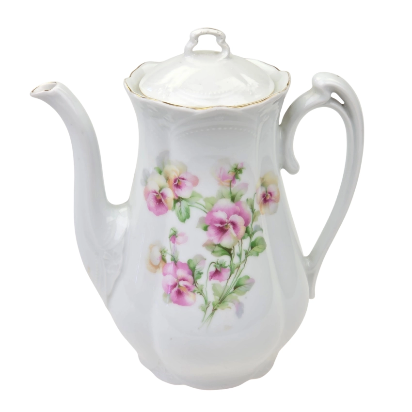 77111 SECESJA ŚLICZNY DZBANEK DO KAWY BRATKI (1).png