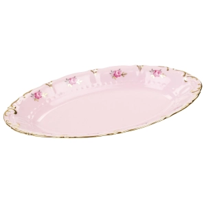 LEANDER SONATA RAWIERKA Z RÓŻOWEJ PORCELANY W RÓŻYCZKI