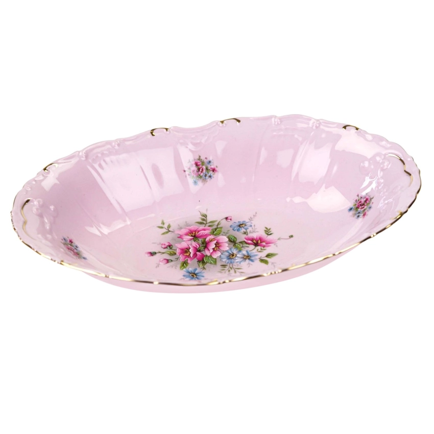 77185 LOUČKY LEANDER AMIS RÓŻOWA PORCELANA OWALNA PATERA MISA (1).jpg