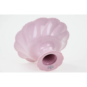 77186 LEANDER FELICJA GŁĘBSZA PATERKA NA NÓŻCE NA CZEKOLADKI Z RÓŻOWEJ PORCELANY KOLOROWE KWIATKI (4).jpg