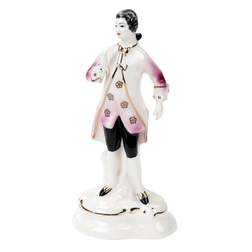 77192 JEZELA DAMA W KAPELUSZU RĘCZNIE MALOWANA FIGURKA (1).jpg