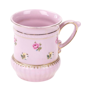 77221 LEANDER ŚLICZNY KUBEK HERO Z RÓŻOWEJ PORCELANY ZŁOCENIA I KWIATECZKI (1).jpg