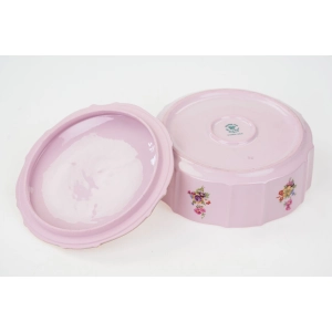 77226 LEANDER BOMBONIERA Z RÓŻOWEJ PORCELANY FASON AMIS KOLOROWE KWIATKI (5).jpg