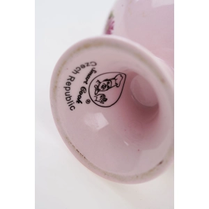 77227 RÓŻOWA PORCELANA PIĘKNY CZESKI PUCHAREK RÓŻE I MOTYLE (5).jpg