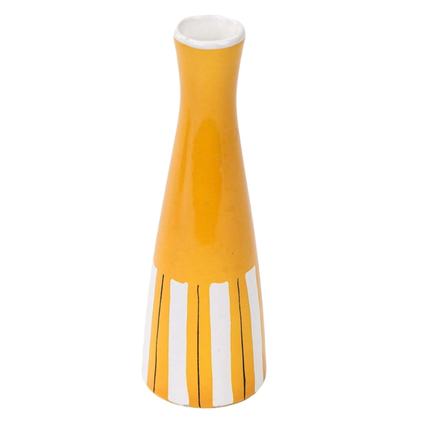77232 CHODOVIA CERAMICZNY WAZONIK RĘCZNIE MALOWANY LATA 6070-TE NEW LOOK BRUSSEL (1).jpg