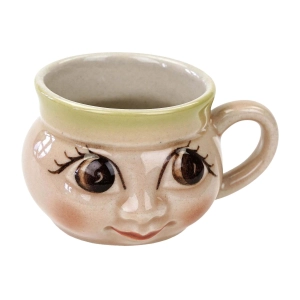 DITMAR - URBACH KUBEK CERAMICZNY Z MALOWANĄ TWARZĄ
