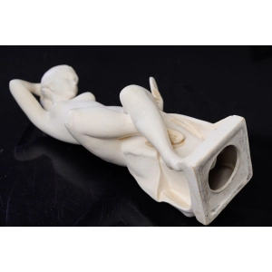 77234 DUŻA CERAMICZNA FIGURA AKT KOBIECY LATA 5060-TE DZIEWCZYNA Z LUSTERKIEM (4).jpg