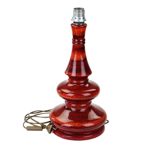 77236 CERAMICZNA CZERWONA LAMPA STOŁOWA PODSTAWA LAMPY (1).jpg