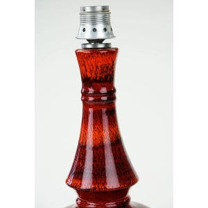 77236 CERAMICZNA CZERWONA LAMPA STOŁOWA PODSTAWA LAMPY (2).jpg
