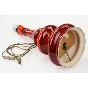 77236 CERAMICZNA CZERWONA LAMPA STOŁOWA PODSTAWA LAMPY (5).jpg