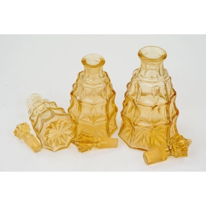 77249 INWALD LORD ZESTAW 3 KARAFINEK NA PERFUMY PACHNIDŁA BURSZTYNOWE (2).jpg
