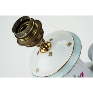 77252 FRANCJA PRZEPIĘKNA PORCELANOWA LAMPA PODSTAWA LAMPY W STYLU LIMOGES (3).jpg