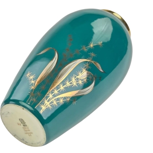 77339 CHODZIEŻ DUŻY TURKUSOWO-ZIELONY WAZON W LILIE ZE ZŁOCENIAMI 32 CM (6).png