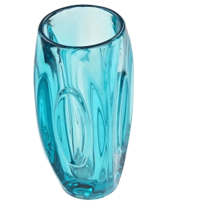 77383 ROSICE R. SCHRÖTTER DESIGNERSKI DUŻY WAZON Z SOCZEWKAMI TURKUSOWY (3).jpg