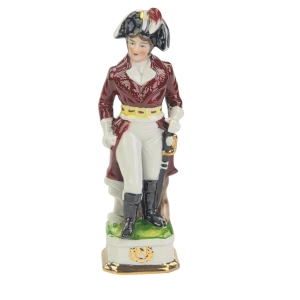77405 CAPODIMONTE FIGURA NAPOLEOŃSKIEGO ŻOŁNIERZA J. LANNES PORCELANOWA FIGURA (2).jpg
