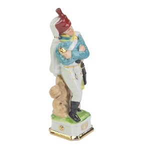 77407 CAPODIMONTE FIGURA NAPOLEOŃSKIEGO ŻOŁNIERZA PORCELANOWA FIGURA II (4).jpg