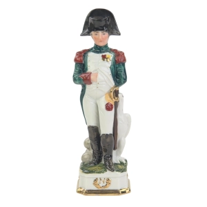 77408 CAPODIMONTE DUŻA FIGURA NAPOLEON Z PTAKIEM STATUETKA PORCELANOWA (2).jpg