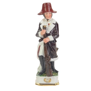 77409 CAPODIMONTE FIGURA ŻOŁNIERZA NAPOLEOŃSKIEGO OFICER PIECHOTY STATUETKA PORCELANOWA (2).jpg