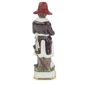 77409 CAPODIMONTE FIGURA ŻOŁNIERZA NAPOLEOŃSKIEGO OFICER PIECHOTY STATUETKA PORCELANOWA (5).jpg