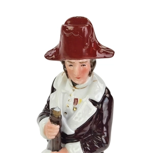 77409 CAPODIMONTE FIGURA ŻOŁNIERZA NAPOLEOŃSKIEGO OFICER PIECHOTY STATUETKA PORCELANOWA (6).jpg