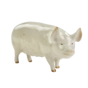 BESWICK DUŻA FIGURA ŚWINI LOCHY RĘCZNIE MALOWANA Z LAT 50-TYCH