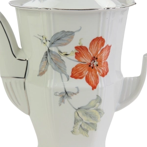 77588 BRACIA BENEDIKT CZESKIE RASOWE ART-DECO DZBANEK DO KAWY POMARAŃCZOWE KWIATY (7).jpg