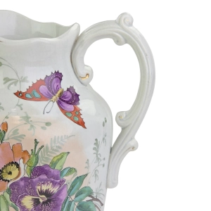 77600 ŚLICZNY CERAMICZNY DZBAN BRATKI MAKI I MOTYL Z ZESTAWU UWALNIANEGO (6).jpg