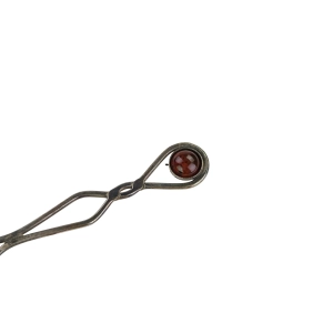 77606 METALOPLASTYKA KOMPLET PLATEROWANYCH ŁYŻECZEK Z BURSZTYNEM (6).jpg