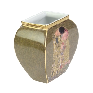 77613 GOEBEL WAZON Z REPRODUKCJĄ OBRAZÓW GUSTAVA KLIMTA POCAŁUNEK (3).jpg