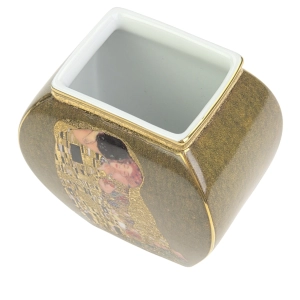 77613 GOEBEL WAZON Z REPRODUKCJĄ OBRAZÓW GUSTAVA KLIMTA POCAŁUNEK (4).jpg