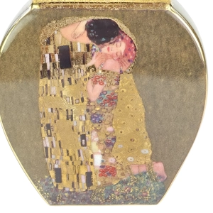 77613 GOEBEL WAZON Z REPRODUKCJĄ OBRAZÓW GUSTAVA KLIMTA POCAŁUNEK (5).jpg