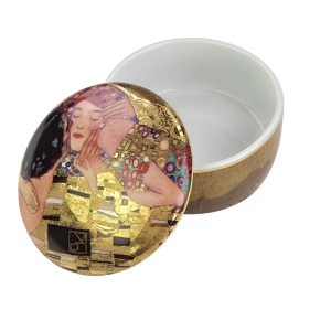 77614 GOEBEL PUZDERKO Z REPRODUKCJĄ OBRAZÓW GUSTAVA KLIMTA POCAŁUNEK (4).jpg