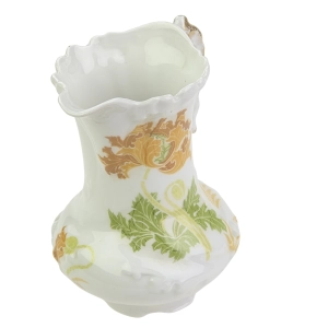 77644 LIMOGES A. LANTERNIER SECESJA ŚLICZNY MLECZNIK POMARAŃCZOWE KWIATY (5).jpg