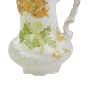 77644 LIMOGES A. LANTERNIER SECESJA ŚLICZNY MLECZNIK POMARAŃCZOWE KWIATY (7).jpg