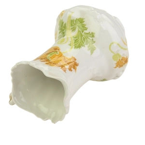 77644 LIMOGES A. LANTERNIER SECESJA ŚLICZNY MLECZNIK POMARAŃCZOWE KWIATY (8).jpg