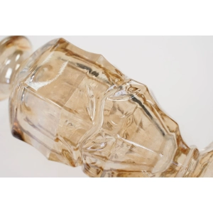 53389 CARNIVAL GLASS RINDSKOPF IRYZOWANA KARAFKA NA PERFUMY (5).JPG