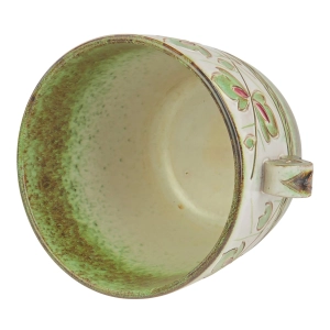 77649 WŁOCHY STARA CERAMICZNA DONICA OSŁONKA NA DONICZKĘ Z USZAMI (7).jpg
