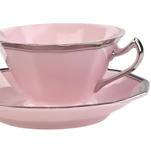 77722 CHODOV GRANIASTA FILIŻANKA ZE SPODKIEM Z RÓŻOWEJ PORCELANY CUDEŃKO SREBRZENIA (6).jpg
