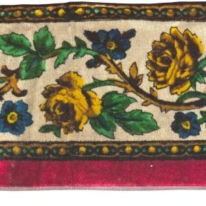 77896 SECESJA OBRUS KILIM GOBELIN W RÓŻE SACHS 146 X 142 CM (4).jpg