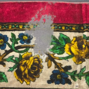 77896 SECESJA OBRUS KILIM GOBELIN W RÓŻE SACHS 146 X 142 CM (9).jpg