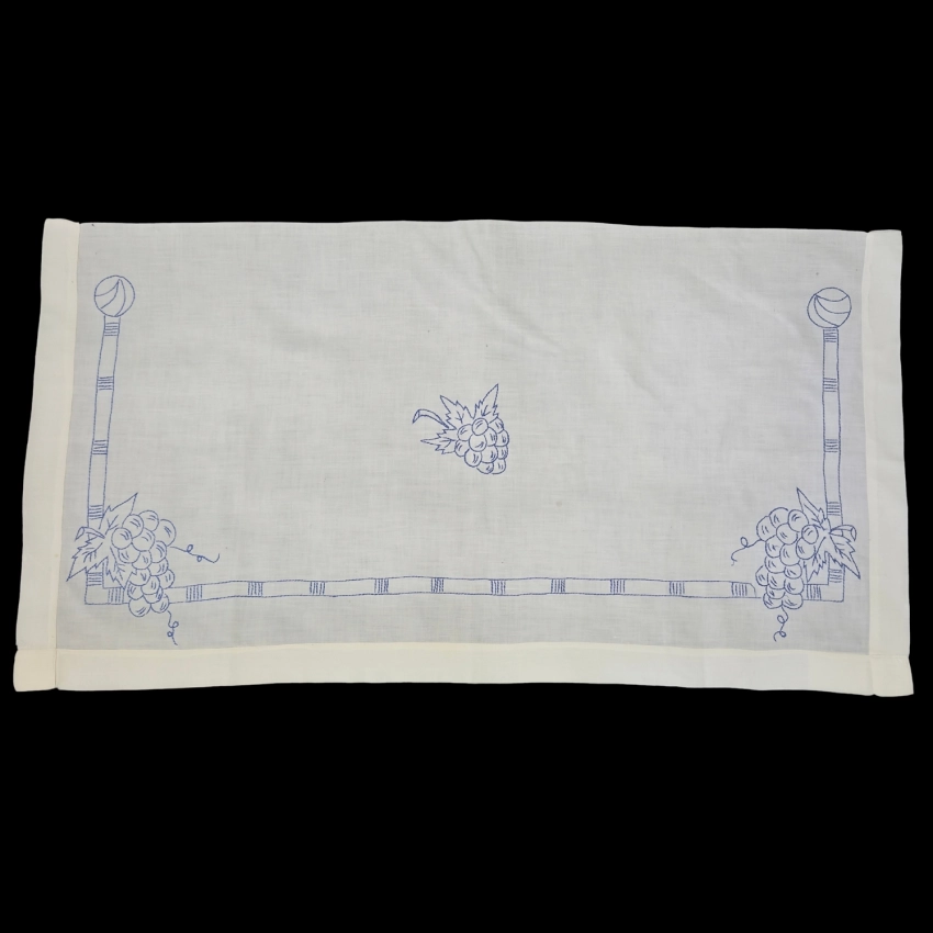 77898 STARA NOSTALGICZNA MAKATKA RĘCZNIE WYSZYWANA 92 X 50 CM (1).jpg