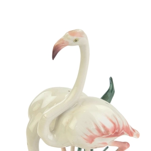 77913 HUTSCHENREUTHER HANS ACHTZIGER ŚLICZNA RĘCZNIE MALOWANA FIGURKA PARY PTAKÓW FLAMINGI (6).jpg