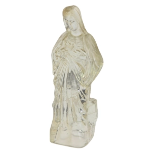 MATKA BOSKA MARYJA Z GOREJĄCYM SERCEM DUŻA FIGURA ZE ŚWIECZNIKIEM