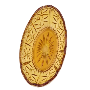 77934 BROCKWITZ BURSZTYNOWA DUŻA GONDOLA ŻARDINIERA W KWIATKI (8).jpg