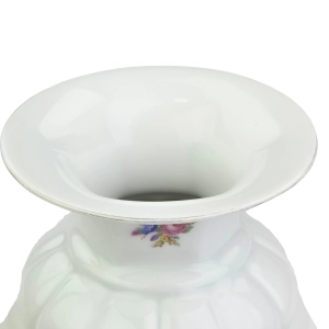 77956 ROSENTHAL ELEGANCKI WAZON BIEL KOLOROWE KWIATY I ZŁOCENIA (8).jpg