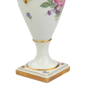 77974 ALKA KUNST CUDOWNY WAZON AMFORA Z ŁABĘDZIAMI W KWIATY 28,5 cm (11).jpg