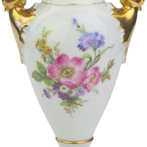 77975 ALKA KUNST CUDOWNY WAZON AMFORA Z ŁABĘDZIAMI W KWIATY 23,7 cm (7).jpg