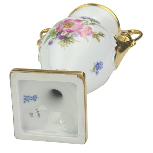 77975 ALKA KUNST CUDOWNY WAZON AMFORA Z ŁABĘDZIAMI W KWIATY 23,7 cm (12).jpg