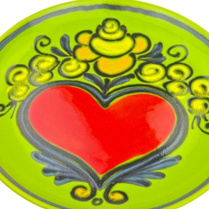 78006 DUŻA CERAMICZNA PATERA SERCE I KWIATY W STYLU LUDOWYM (3).jpg